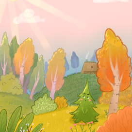 Иллюстрация для детского журнала 