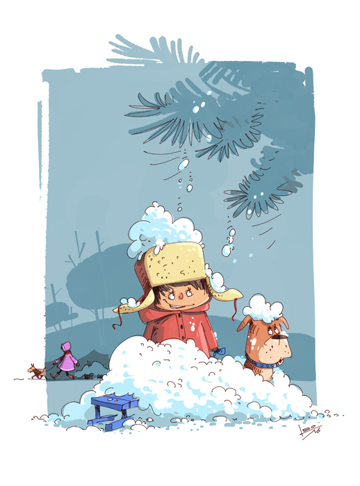 ... и выпал снег