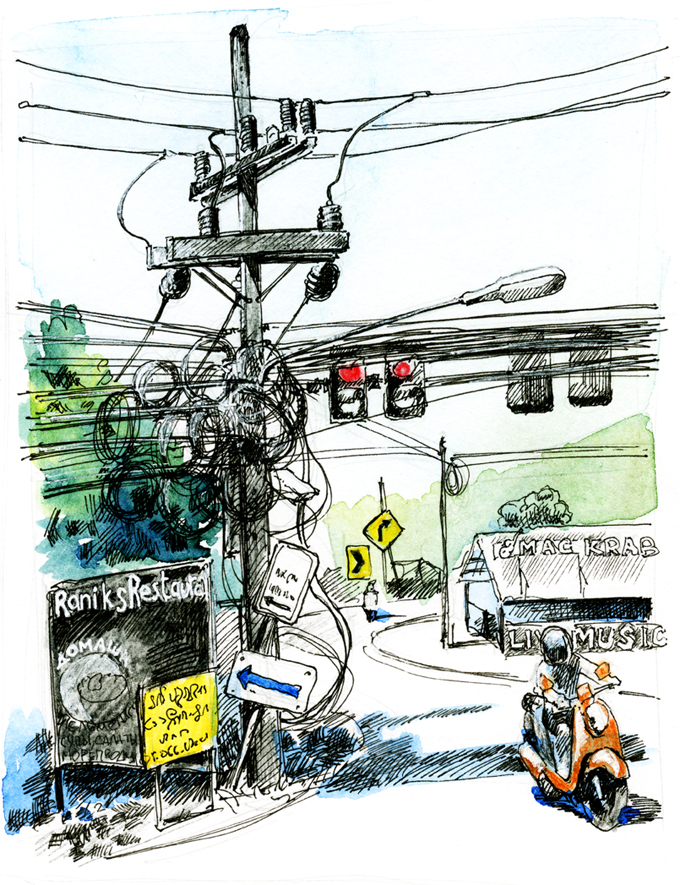 Тайланд. о. Пхукет. Улица