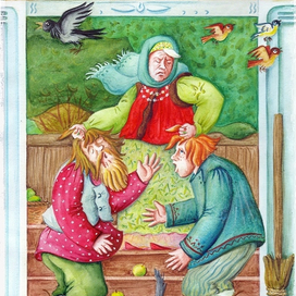 "Сказка о рыбаке и рыбке" авторский вариант (издательство "Качели")