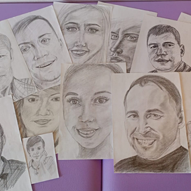 Портреты карандаш 
