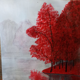 Красный пейзаж