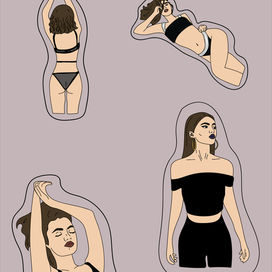 Девушка в нижнем белье