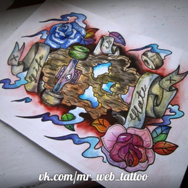 Авторский тату эскиз