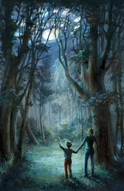 Свет в лесу