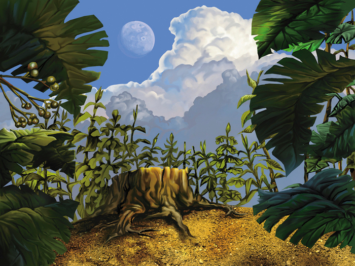 Фон для мультсериала «Вовка»