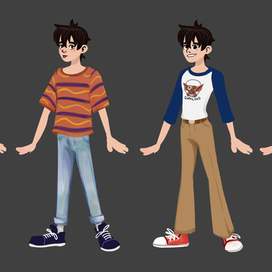 Эскизы персонажа