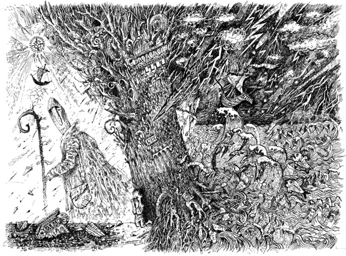 Иллюстрация к книге стихов