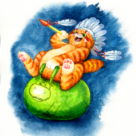 Кот-дуралей