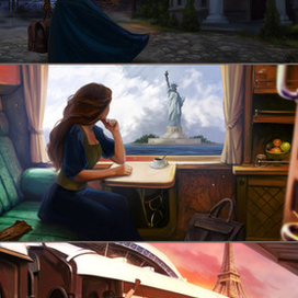 Комикс для игры в жанре "я ищу"