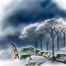 иллюстрация к хоку басё