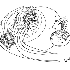 у этого арта нет названия. Он просто космс