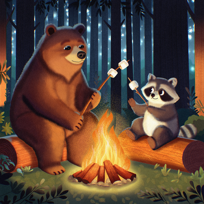 Пикник в лесу