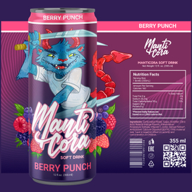 Этикетка безалкогольного напитка