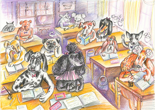 Сон фокса. Иллюстрация к "Фоксу Микки" Саши Черного