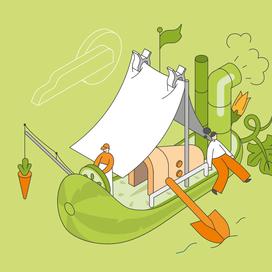 Овощные векторы для упаковочки