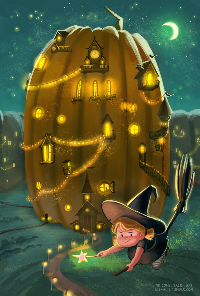 Полет над тыквенным городом