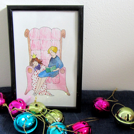 Вечернее чтение маленькой принцессы