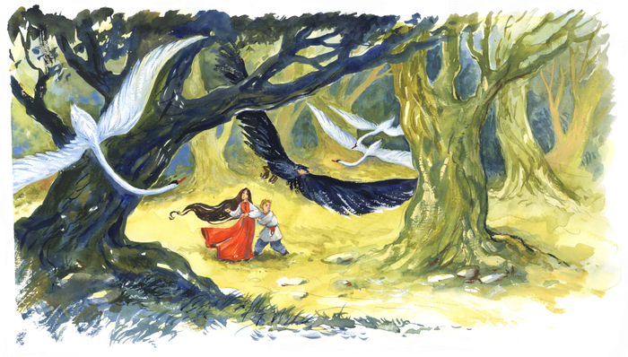 Иллюстрация к истории о Купале и Костроме