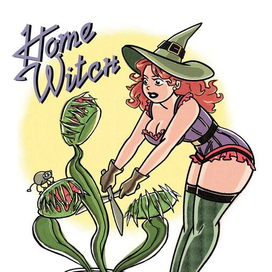 Home Witch pin-up print series (2)