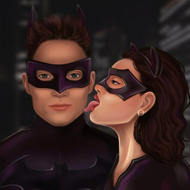 Стилизованный парный портрет