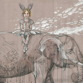 Девочка и слон