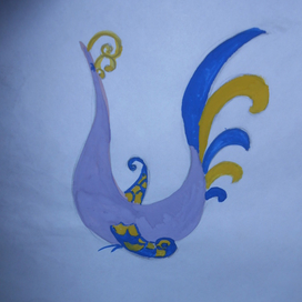 абстрактная птичка