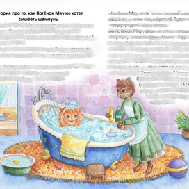 Котенок и шампунь
