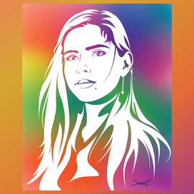 Vector Portrait/Flip Flop Style