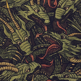 «Чудо-Юдо девятиголовое». Из серии «Сказочные существа»