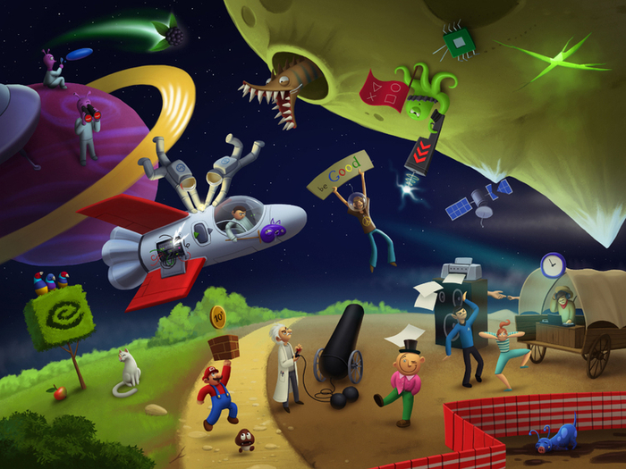 Космическая тусовка