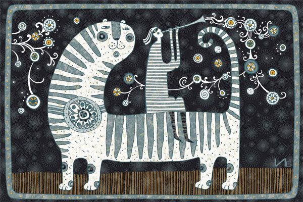 Новогодняя открытка. Мелодия.