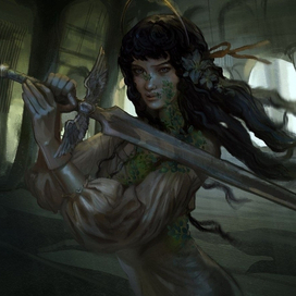 Девушка с мечом. Dark fantasy 