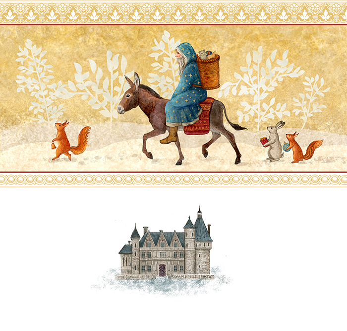 Французская сказка. Заставка и концовка