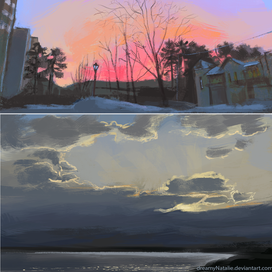 Пейзажные наброски