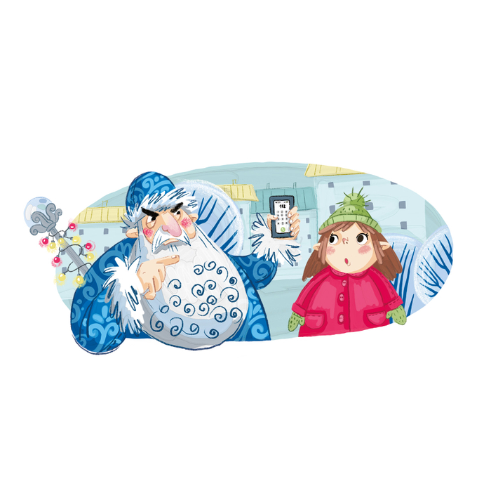 а он точно настоящий Дед Мороз