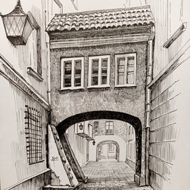 Городской скетч