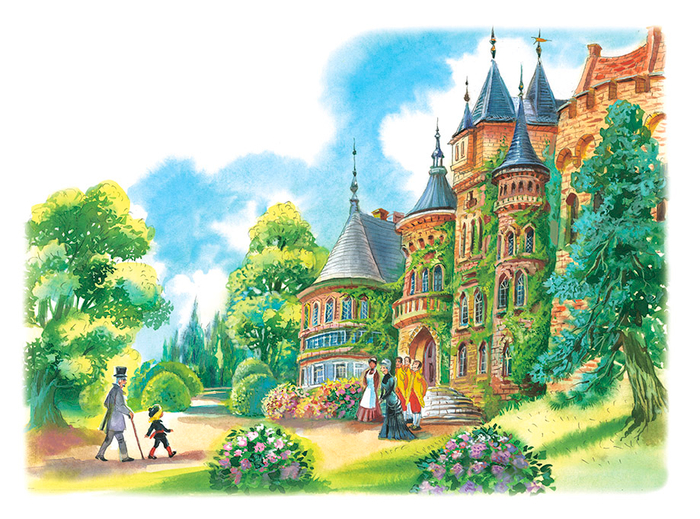 Лорд Фаунлерой приходит в замок