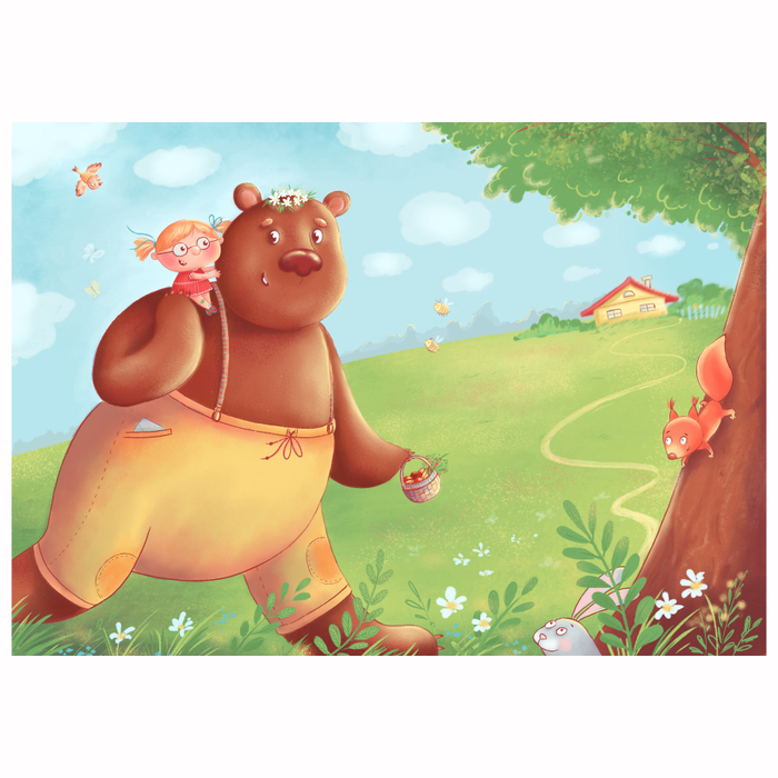 Маруся и медведь