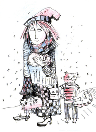 Когда идет снег и мокро