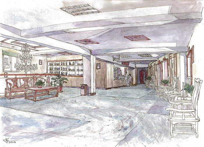 Больница китайской традиционной медицины. Город Дипу. 