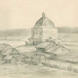 Разрушенная церковь в селе Филимоново