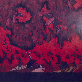 "Мамаша Кураж и ее дети" эскиз декораций