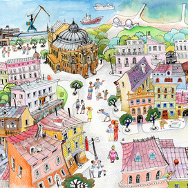 Одесса летом.