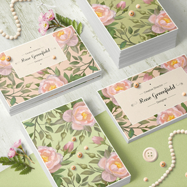 Английская роза. Визитка