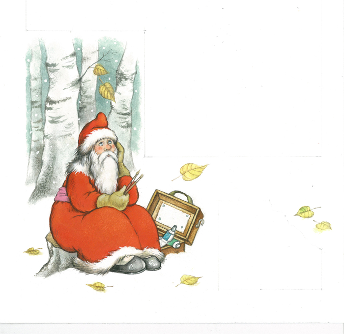 Мороз-художник.