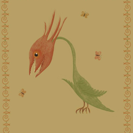 Цветочная птичка.Бестиарий