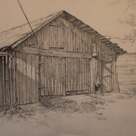 старый гараж