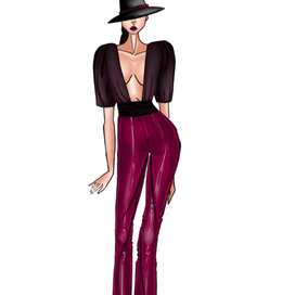 fashion иллюстрации / fashion sketching