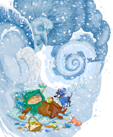 к сказке "Метелица" 4 разворот